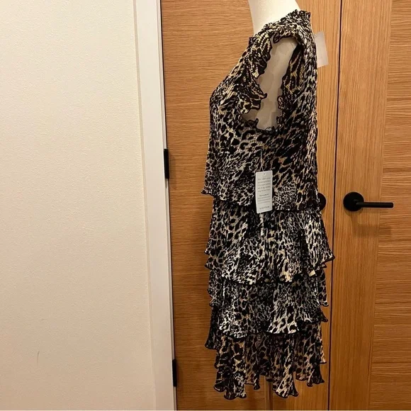 Melloday | Size Small | Antheia Dress |  Leopard Print Open Back | NWT - Picture 7 of 15